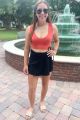Denim Skort Black
