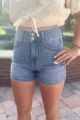 Cool Denim Tummy Control Short Blue