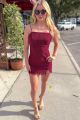 Lace Dress Wine