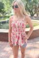 Peplum Tank Pink