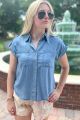 Chambray Top