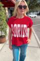 Florida Tee Red