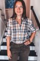 Plaid Blouse