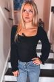 Ribbed Top Black