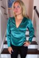 Wrap Blouse Hunter Green