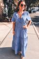 Classic Drop Neck Maxi Dress