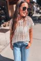 Crochet Top Cream