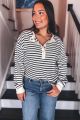 Striped Henley Top