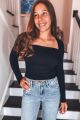 Square Neck Ruched Top