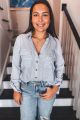 Striped Blouse Navy