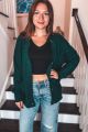 Boyfriend Sweater Cardigan Green