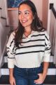 Striped Cropped Sweater
