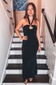 Halter Maxi Dress Black