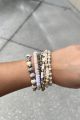 Beaded Bracelets Cream