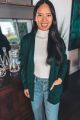 Long Knit Cardigan Green