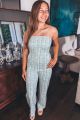 Tweed Strapless Jumpsuit