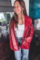 Oversized Vegan Leather Jacket