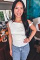Off The Shoulder Knit Top Ivory