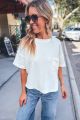 Washed Ribbed Tee