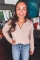 Fuzzy Sweater Taupe