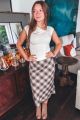 Plaid Maxi Skirt