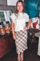 Plaid Maxi Skirt