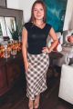Plaid Maxi Skirt