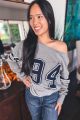 Boatneck Sweater Grey