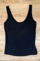 Scoop Neck Tank Black