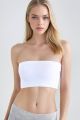Seamless Bandeau White