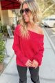 Cozy Off The Shoulder Sweater