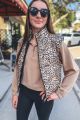 Puffer Vest Leopard
