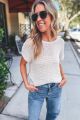 Crochet Sweater Natural
