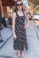 Floral Dress Black