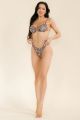 Strappy Swim Bottom Leopard