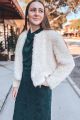 Faux Fur Jacket Cream
