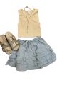Ruffle Skort Blue