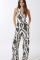 Print Wide Leg Pants