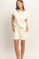 Cozy Utility Short Cream