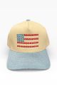 Floral Flag Hat Blue