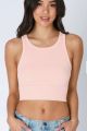 Chevron Crop Top Pink