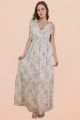 Floral Maxi Dress Blue