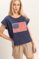 Flag Tee Navy