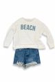 Beach Sweater White