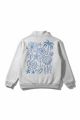 Embroidered Quarter Zip Sweatshirt