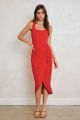 Linen Wrap Dress