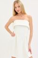 Strapless Dress White