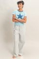 Striped Pants Blue