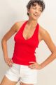 Ribbed Halter Tank