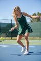 Tank Tennis Dress With Matching Shorts